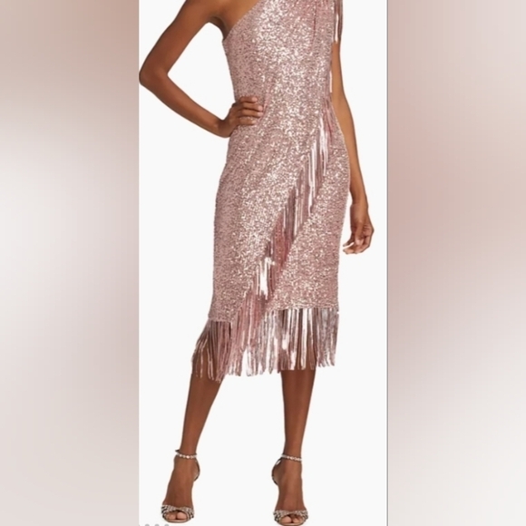 Badgley Mischka sequin dress